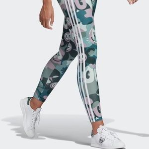 Adidas three stripes tights